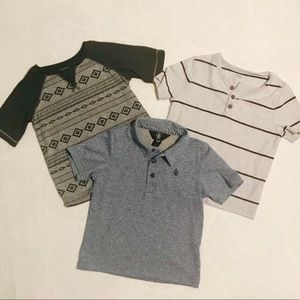 Lot of 3 Boys 3T Shortsleeved Shirts